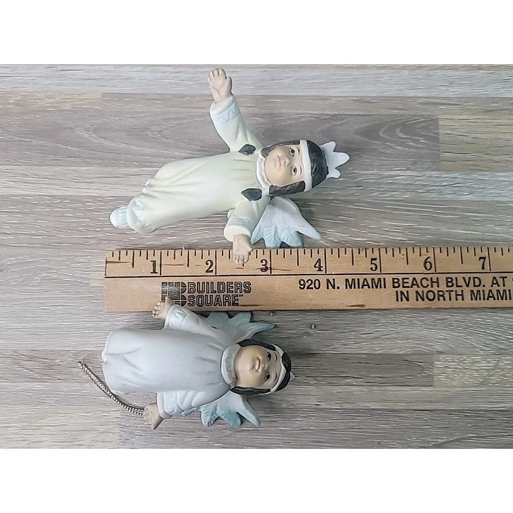 90's House of Lloyd Christmas Around the World Native American‎ Angels Ornaments